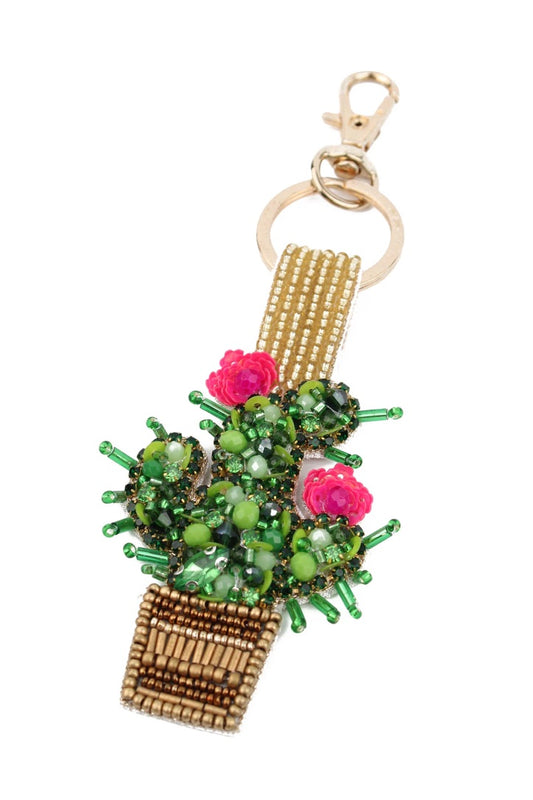 Bag charm Kaktus