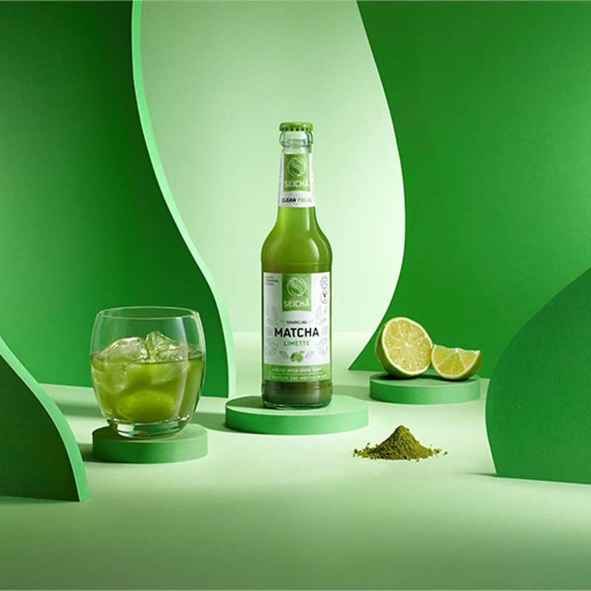 Matcha Sparkling Lime