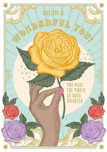Wonderful, Amazing you